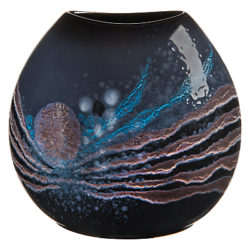 Poole Pottery Celestial Purse Vase, Grey/ Blue, H26cm